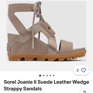 Sorel Joanie II Suede leather Wedge sandal